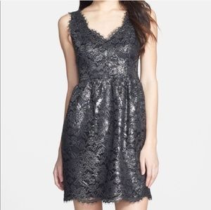 Shoshanna Metallic Sierra Dress